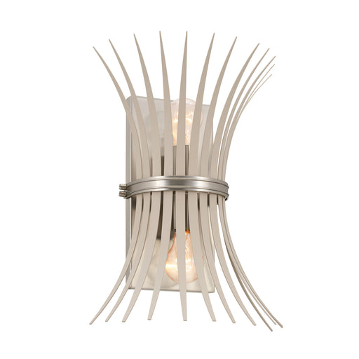 Kichler 52461NI Two Light Wall Sconce, Brushed Nickel