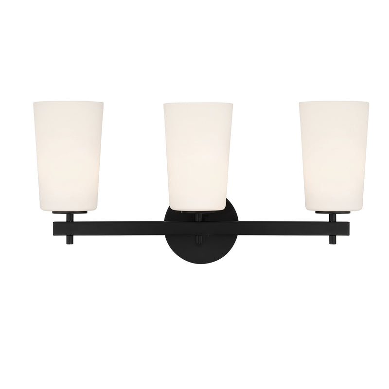 Crystorama COL-103-BK Colton Three Light Wall Sconce Black Main Image.jpg