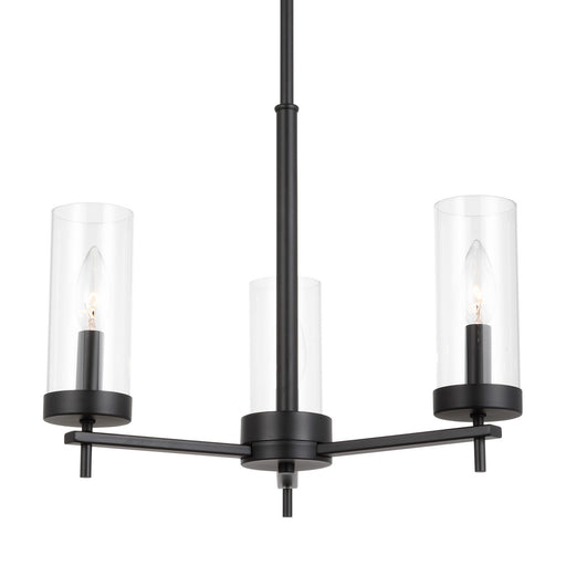 Visual Comfort Studio 3190303EN-112 Zire Three Light Chandelier, Midnight Black Alternate Image.jpg