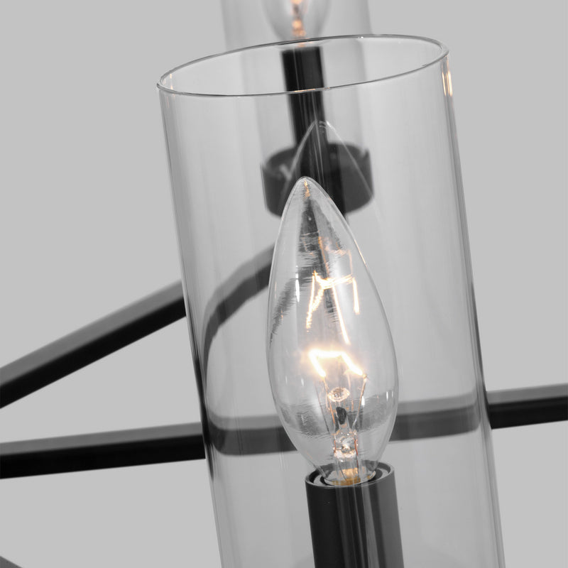 Visual Comfort Studio 3190309EN-112 Zire Nine Light Chandelier, Midnight Black Alternate Image 3.jpg