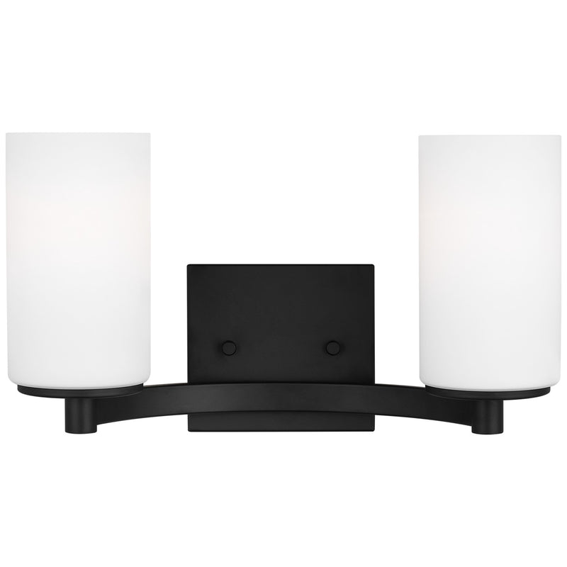 Generation Lighting 4439102EN3-112 Hettinger Two Light Wall / Bath, Midnight Black Main Image.jpg