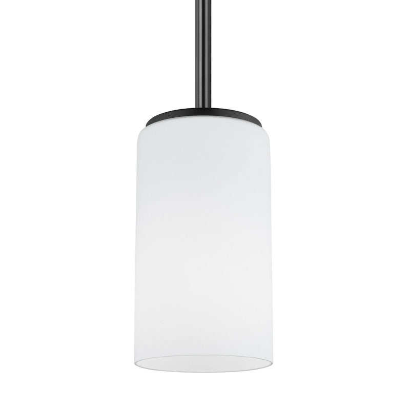 Generation Lighting 6124601EN3-112 Alturas One Light Mini-Pendant, Midnight Black Alternate Image.jpg