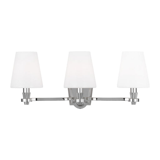 Visual Comfort Studio AV1003PN Paisley Three Light Vanity, Polished Nickel Main Image.jpg