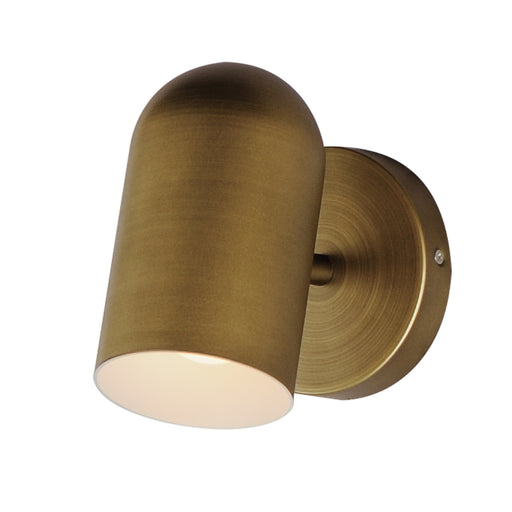 Maxim 62003NAB Spot Light LED Outdoor Wall Sconce, Natural Aged Brass Main Image.jpg