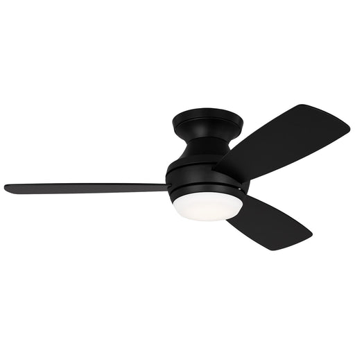 Visual Comfort Fan 3IKR44MBKD Ikon 44 Hugger LED Ceiling Fan, Midnight Black Main Image.jpg