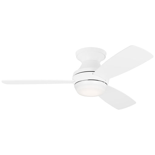 Visual Comfort Fan 3IKR44RZWD Ikon 44 Hugger LED Ceiling Fan, Matte White Main Image.jpg