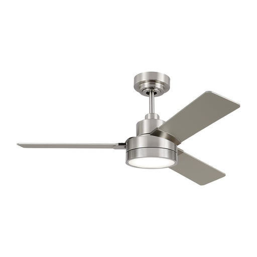 Generation Lighting 3JVR44BS Jovie 44"Ceiling Fan, Brushed Steel Main Image.jpg