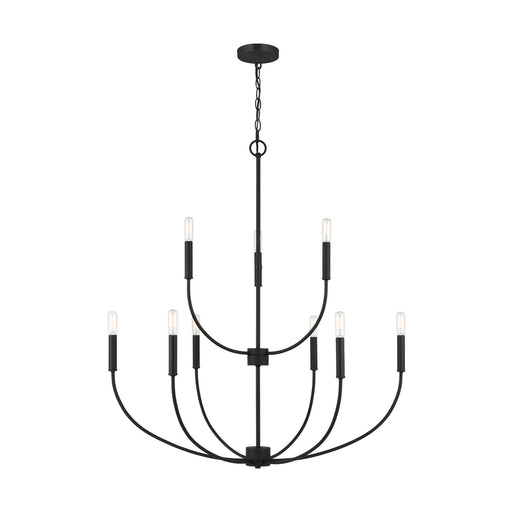 Visual Comfort Studio 3167109EN-112 Greenwich LED Chandelier, Midnight Black Alternate Image.jpg