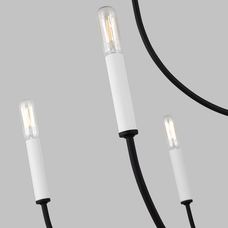 Visual Comfort Studio 3167109EN-112 Greenwich LED Chandelier, Midnight Black Alternate Image 2.jpg