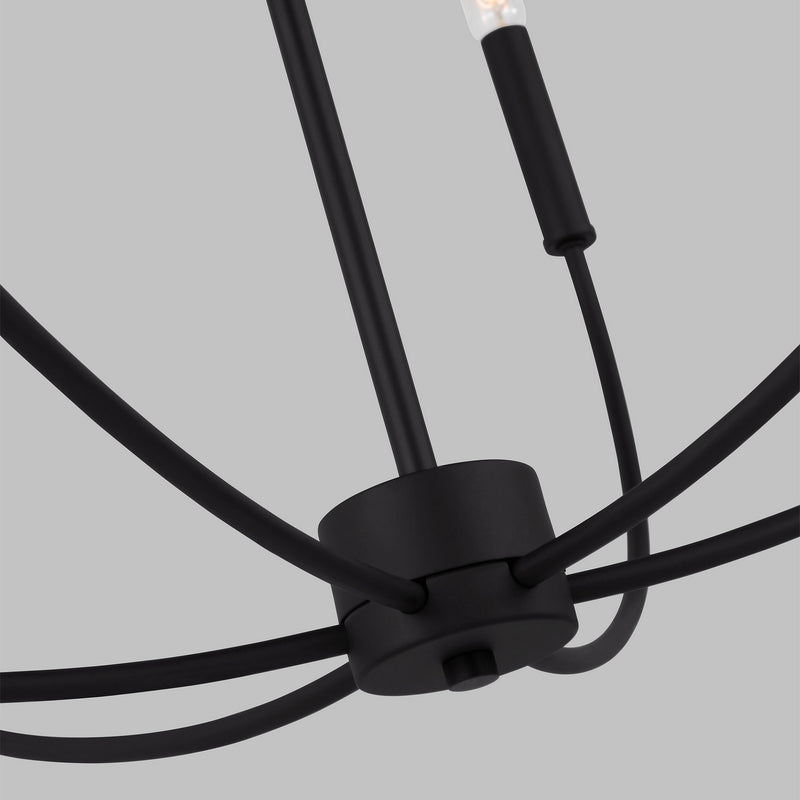 Visual Comfort Studio 3167109EN-112 Greenwich LED Chandelier, Midnight Black Alternate Image.jpg