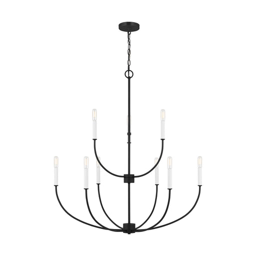 Visual Comfort Studio 3167109EN-112 Greenwich LED Chandelier, Midnight Black Main Image.jpg