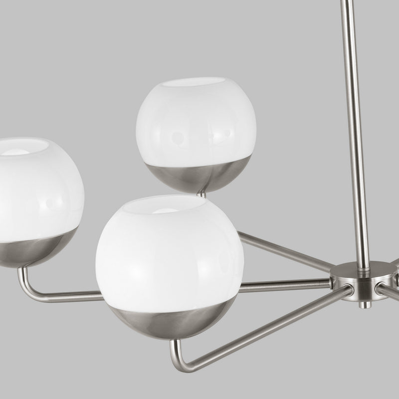 Visual Comfort Studio 3168106EN3-962 Alvin LED Chandelier, Brushed Nickel Alternate Image 2.jpg