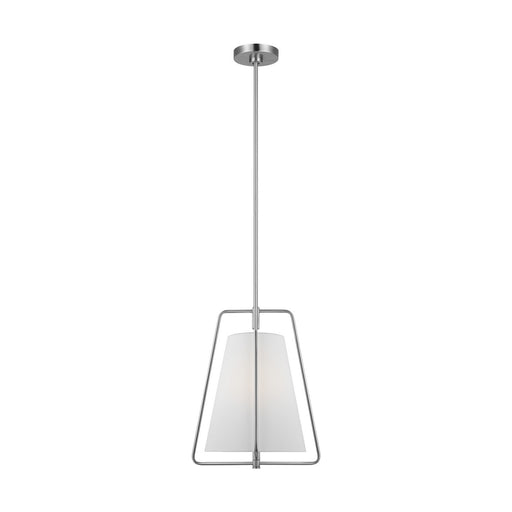Visual Comfort Studio 6507401-962 Allis One Light Pendant, Brushed Nickel Main Image.jpg