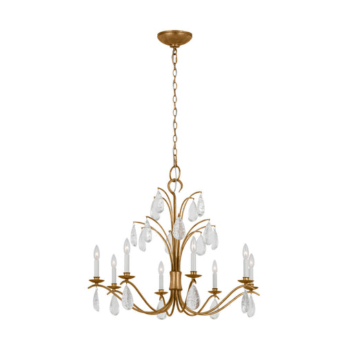 Visual Comfort Studio CC1608ADB Shannon Eight Light Chandelier, Antique Gild Main Image.jpg