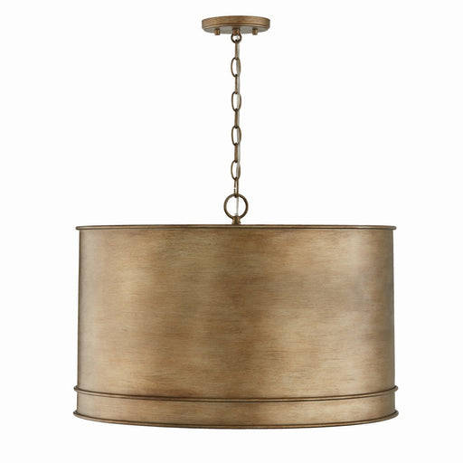 Capital Lighting 349242ML Four Light Pendant, Mystic Luster