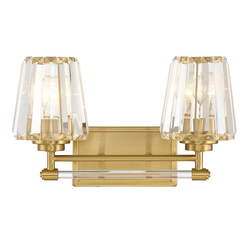 Savoy House 8-6001-2-322 Two Light Bathroom Vanity, Warm Brass