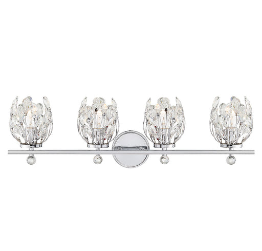 Savoy House 8-6601-4-11 Four Light Bathroom Vanity, Chrome