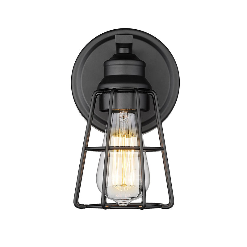 Millennium 3381-MB One Light Wall Sconce, Matte Black Main Image.jpg