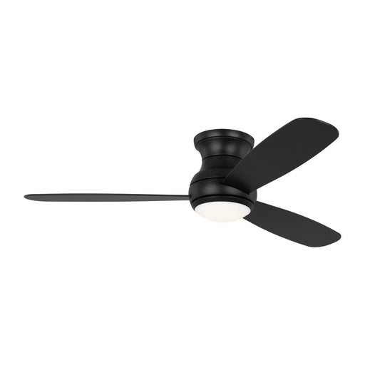 Generation Lighting 3OBSHR52MBKD Orbis 52"Ceiling Fan, Midnight Black Main Image.jpg