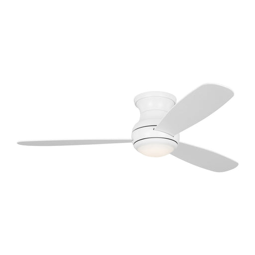 Generation Lighting 3OBSHR52RZWD Orbis 52"Ceiling Fan, Matte White Main Image.jpg