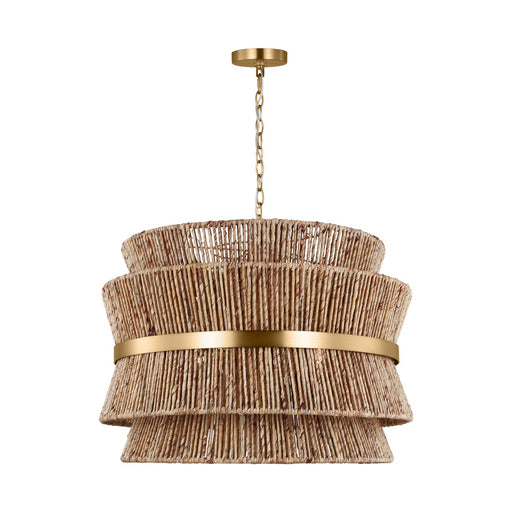 Visual Comfort Studio DJP1074SB Thurlo Four Light Pendant, Satin Brass Main Image.jpg