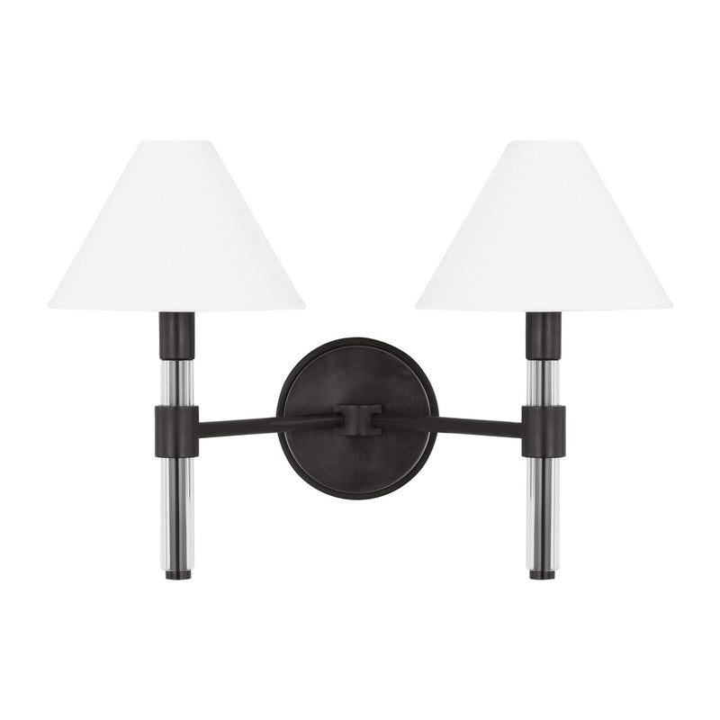 Visual Comfort Studio LV1032AI Robert Two Light Bath Vanity, Aged Iron Main Image.jpg