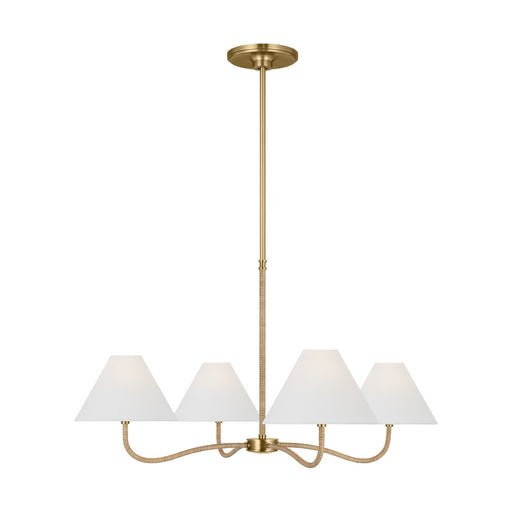 Visual Comfort Studio CC1704BBS Laguna Four Light Chandelier, Burnished Brass Main Image.jpg