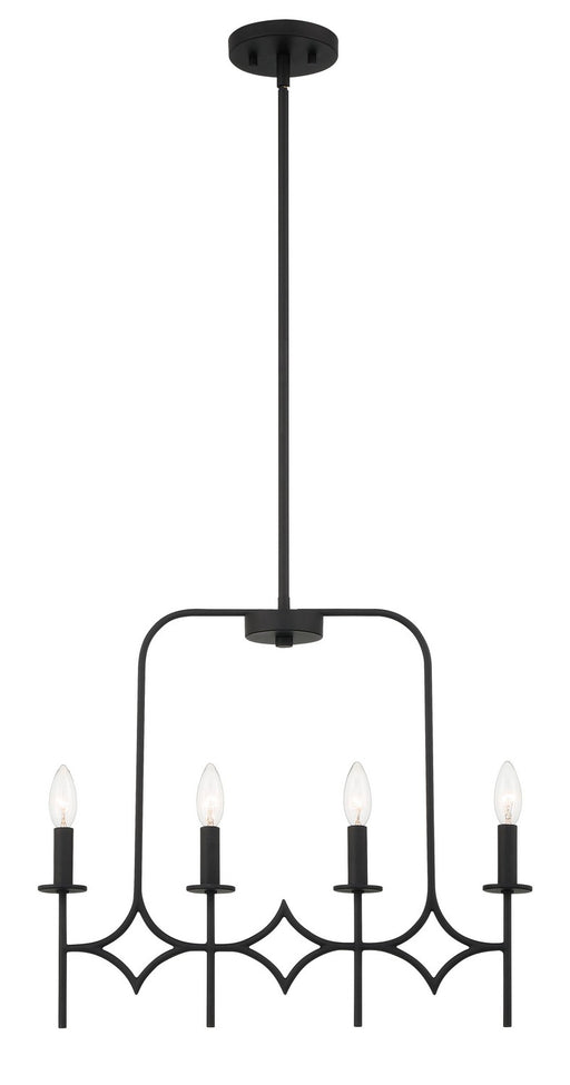 Minka-Lavery 5037-66A Muncie Four Light Island Pendant, Coal Main Image.jpg