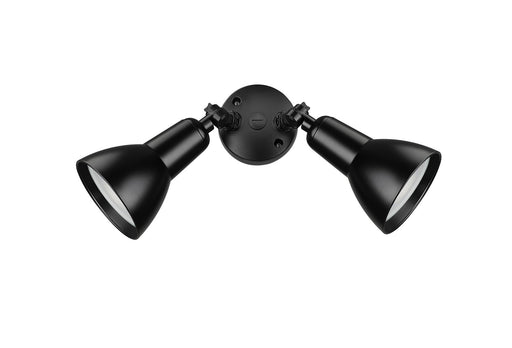 Millennium 17002-PBK Two Light Security Flood Light, Powder Coated Black Main Image.jpg