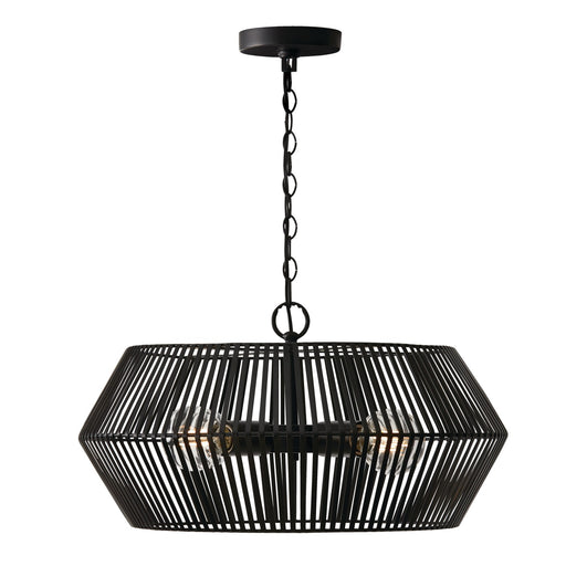 Capital Lighting 330341MB Kaiya Four Light Pendant, Matte Black Main Image.jpg