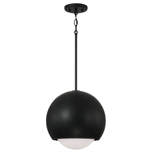 Capital Lighting 351611BI Dolby One Light Pendant, Black Iron Main Image.jpg