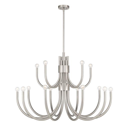 Savoy House 1-6682-15-SN 15 Light Chandelier, Satin Nickel