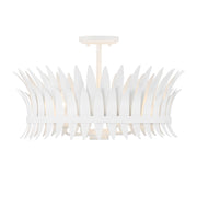 Savoy House 6-7900-4-83 Four Light Semi-Flush Mount, Bisque White