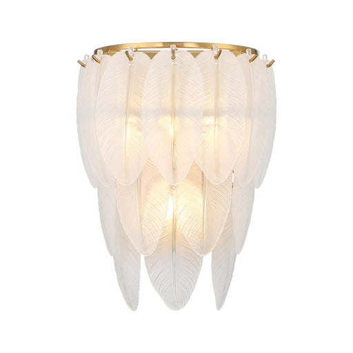 Savoy House 9-3506-3-322 Three Light Wall Sconce, Warm Brass