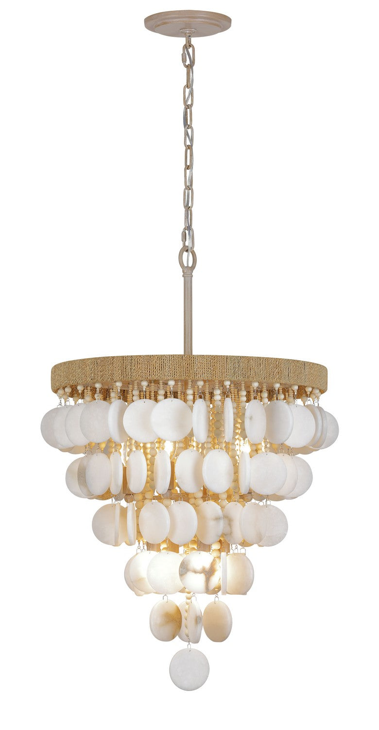Metropolitan N1917-759 Aurelia'S Cove Eight Light Pendant, Natural White Main Image.jpg