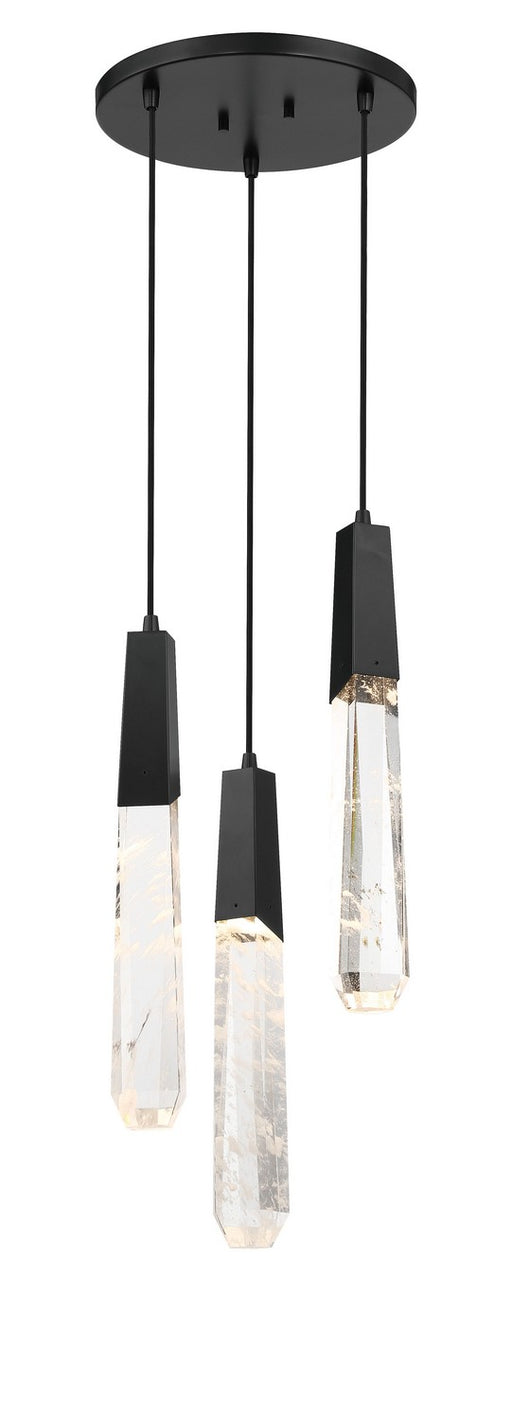 George Kovacs P1284-66A-L Drifting Droplets LED Pendant, Coal Main Image.jpg