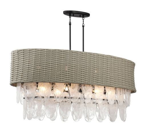 Minka Lavery 5298-66A Breakers Isle 12 Light Island Pendant, Coal Main Image.jpg