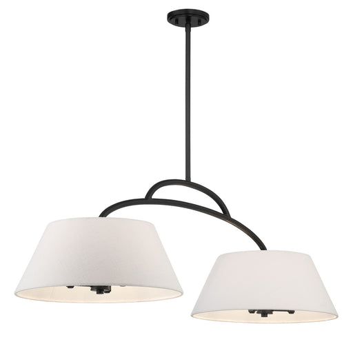 Minka Lavery 5398-66A Headington Six Light Island Pendant, Coal Main Image.jpg