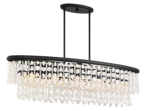 Minka Lavery 6707-66 Shimmering Elegance Five Light Island Pendant, Sand Coal Main Image.jpg