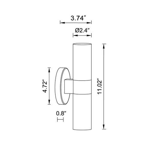 Beacon Lighting 03929201 Luella Two Light Wall Bracket, Black Alternate Image.jpg