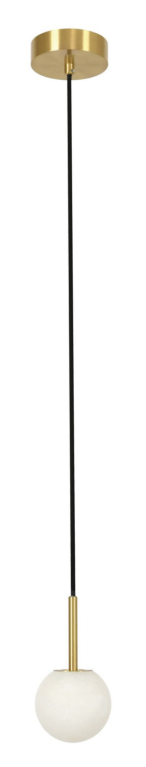 Beacon Lighting 05008001 Lucent One Light Pendant, Brass Main Image.jpg