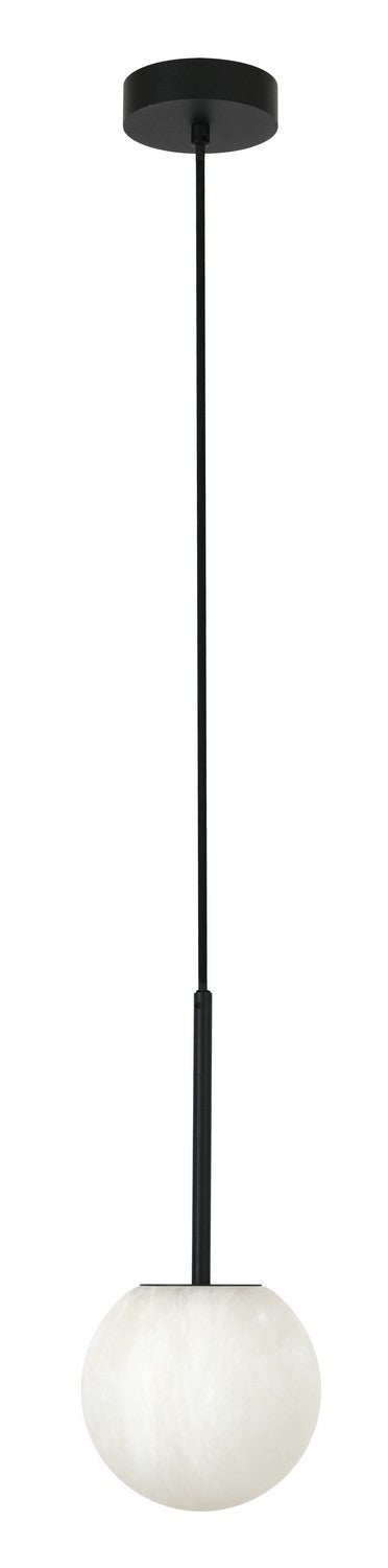 Beacon Lighting 05008401 Lucent One Light Pendant, Black Main Image.jpg