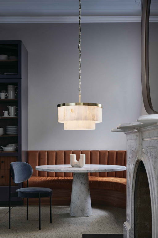 Beacon Lighting 05024001 Elora Nine Light Pendant, Brass Alternate Image.jpg
