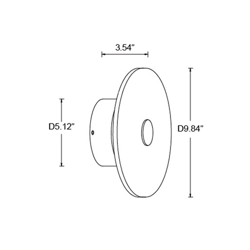 Beacon Lighting 30071001 Osten LED Wall Bracket, Black Alternate Image.jpg