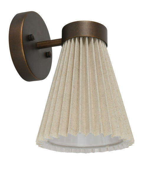 Beacon Lighting 30913901 Amore One Light Wall Bracket, Bronze/Natural Alternate Image.jpg