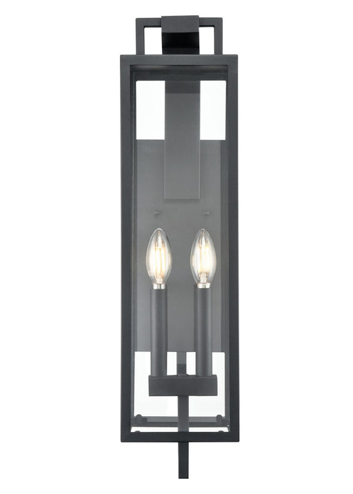 Millennium 280002-TBK Lamont Two Light Outdoor Wall Sconce, Textured Black Main Image.jpg