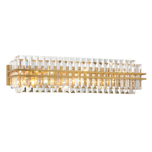 Crystorama HAY-1415-AG Hayes Six Light Bath Aged Brass Main Image.jpg