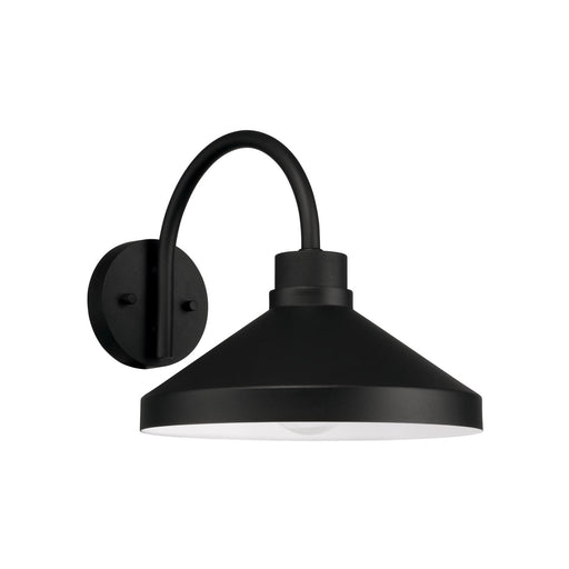 Capital Lighting 953511BK Lofton One Light Outdoor Wall Lantern, Black Main Image.jpg