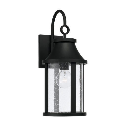 Capital Lighting 953611BK Bridger One Light Outdoor Wall Lantern, Black Main Image.jpg