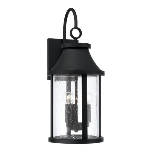Capital Lighting 953631BK Bridger Three Light Outdoor Wall Lantern, Black Main Image.jpg